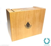 Mini Desk Calender  - LXH:11.5X9cm, Wood